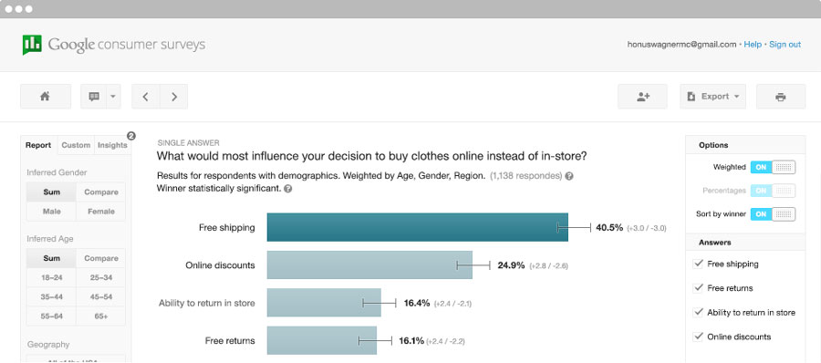 Google Survey