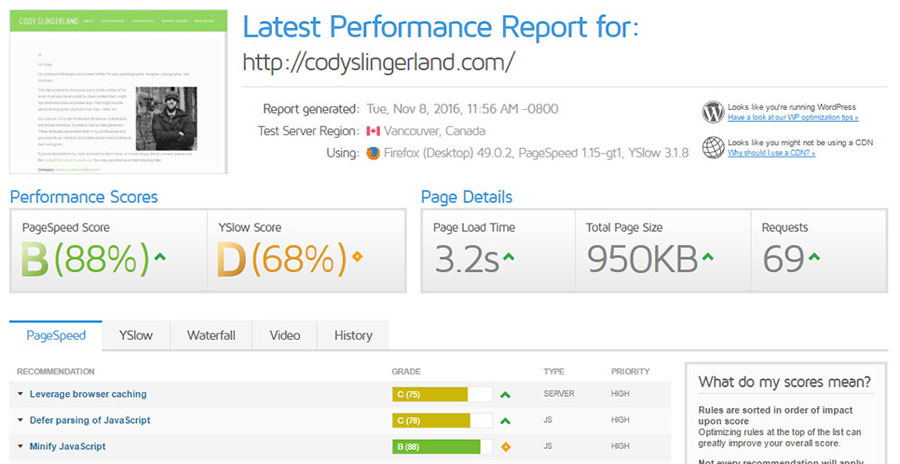 GTMatrix Speed Test